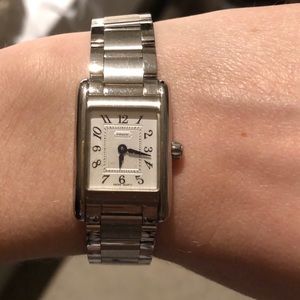 Silver stainless steel Coach watch